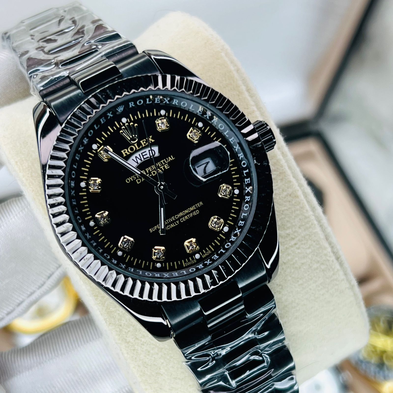 Premium Quality RLX Watches Carry Full Black