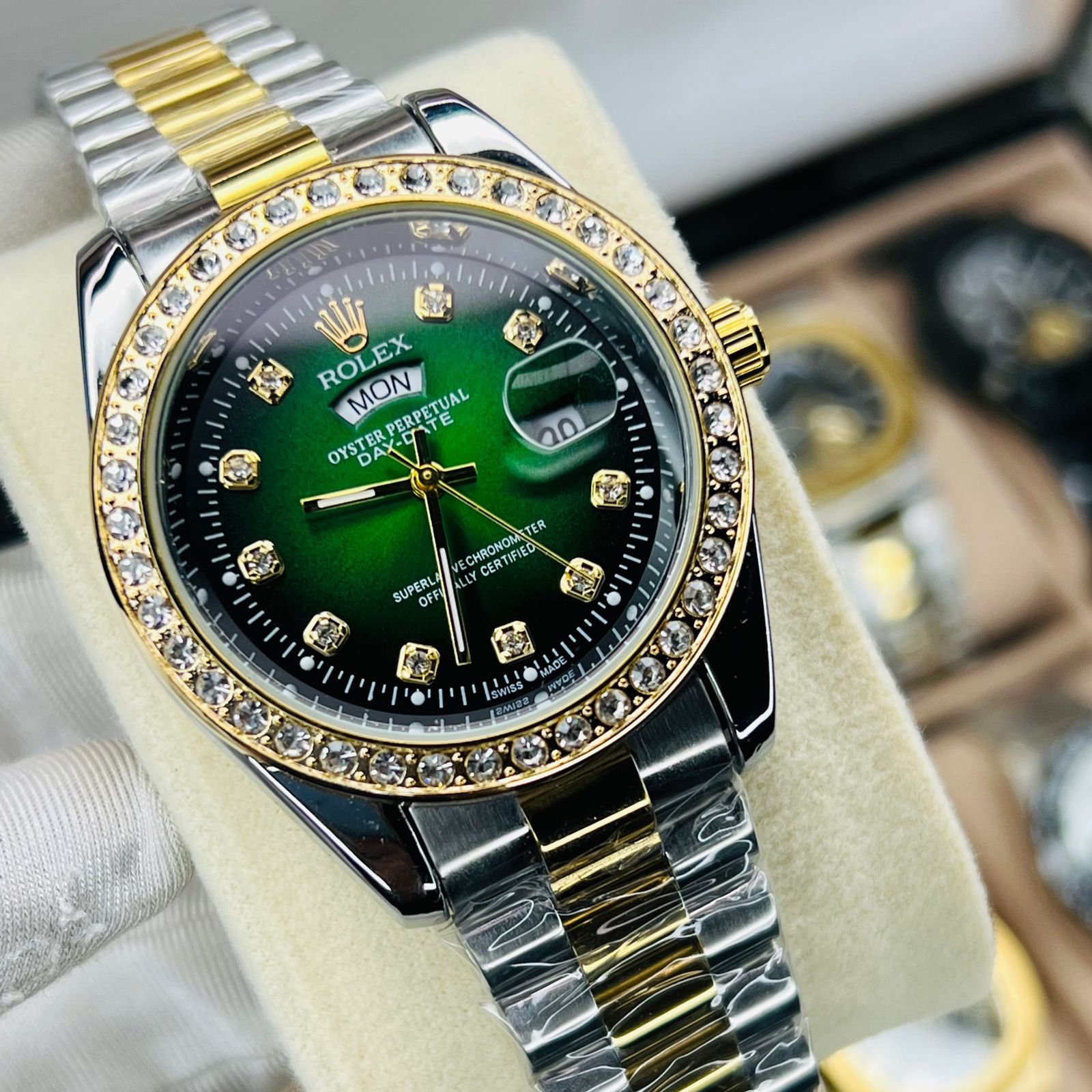 Premium Quality RLX Watches T Stone Green