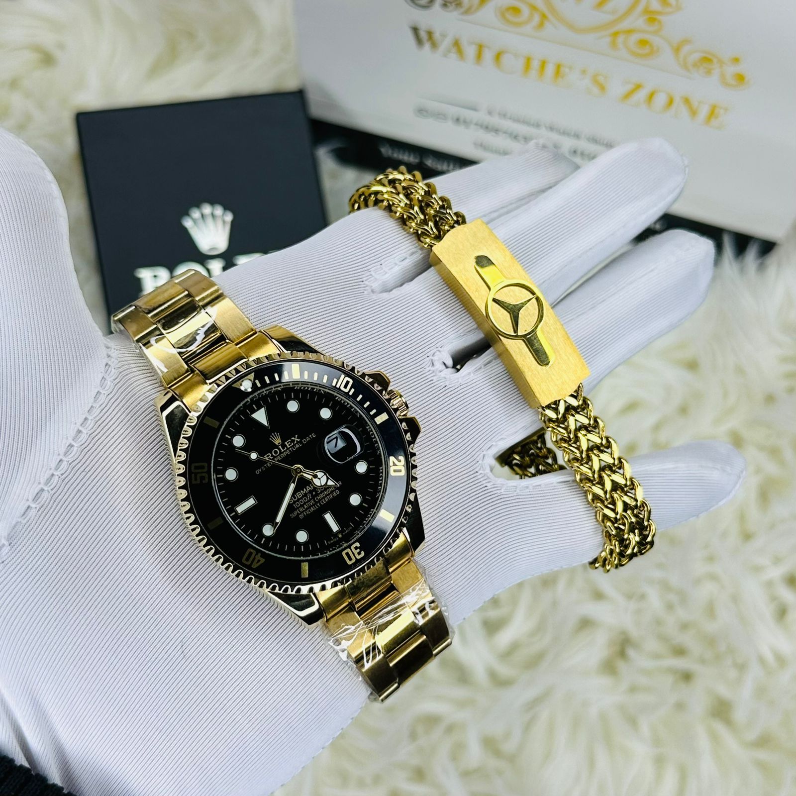 RLX Submariner Watches & Bracelet Combo